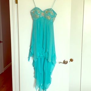 Xscape dress. Blue. Size 4.